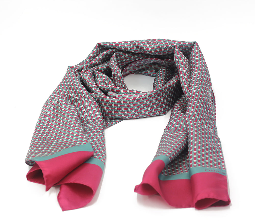 Scarf (1 side) - Oxford Mulberry