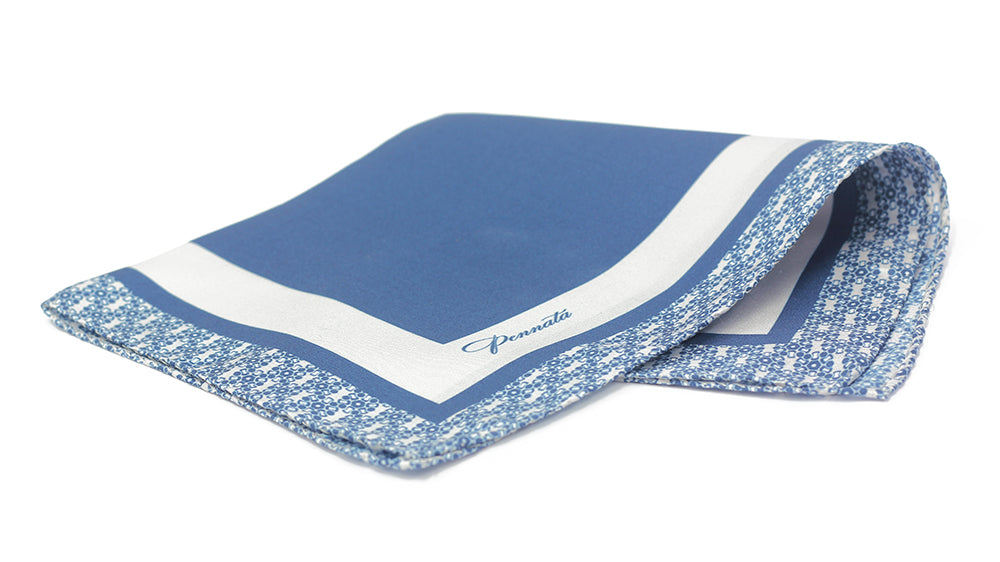 Fazzoletto da taschino - Punjab Blue