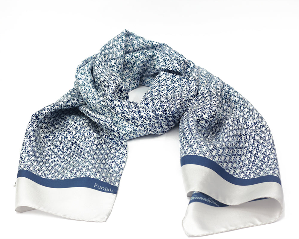 Scarf (1 side) - Punjab Silver