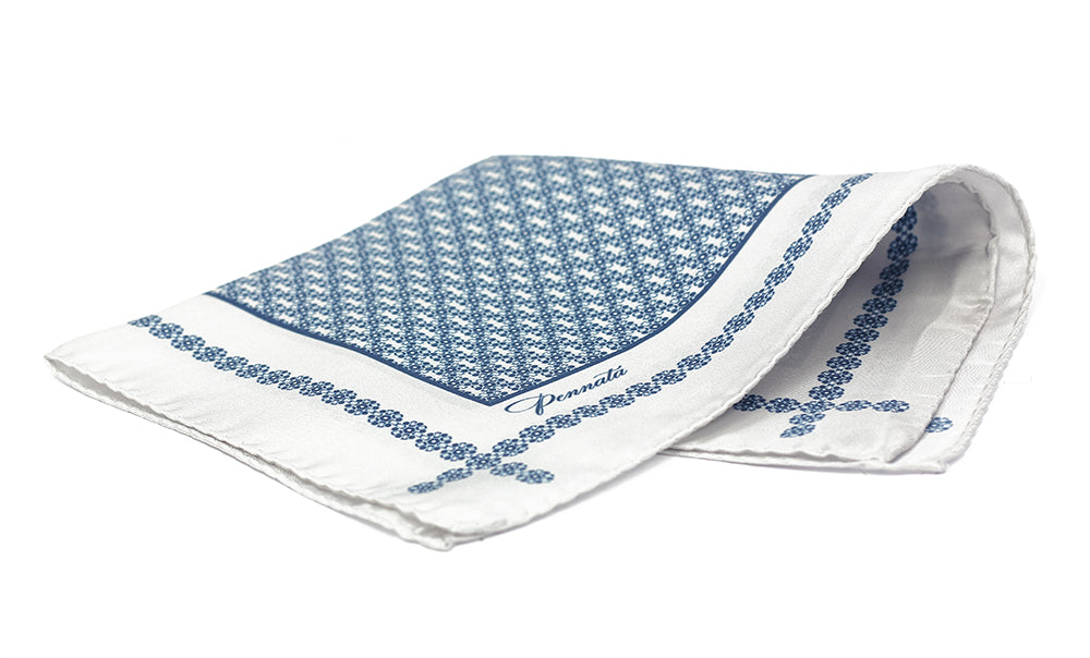Pocket Square - Punjab Silver